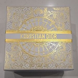 New never used Christian Dior Decorative Box - Gold and White gift box
